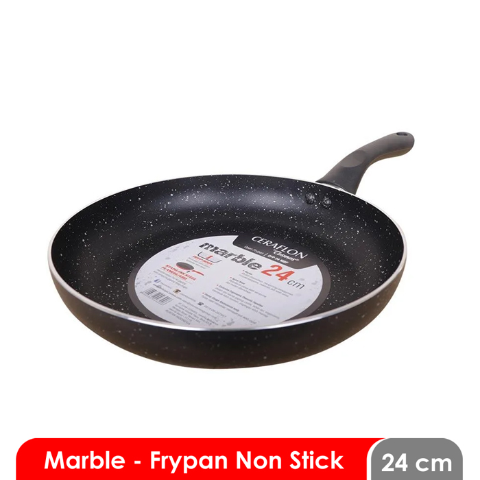 Cosmos Frying Pan Marble Anti Lengket 24 cm - CFP-24MB